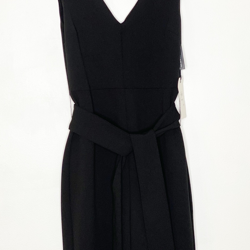 LEITH Black Deep V Neck Wide Leg Jumpsuit Size S - Picture 5 of 10